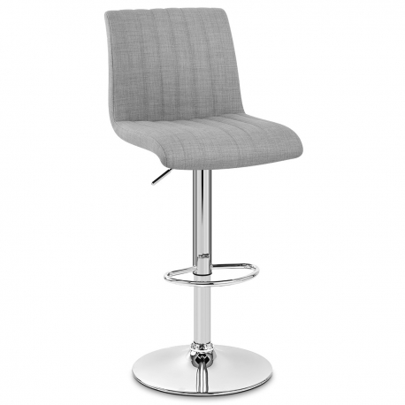 Chaise de bar en tissu - Debut Gris