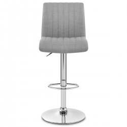 Chaise de bar en tissu - Debut Gris