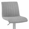 Chaise de bar en tissu - Debut Gris