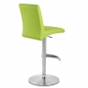 Chaise de Bar Faux Cuir Chrome Brossé - Deluxe High Back