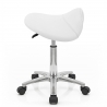 Tabouret Faux Cuir Chrome - Deluxe Saddle