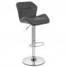 Chaise de Bar Faux Cuir Chrome - Diamond Chaise de Bar Faux Cuir Chrome - Diamond
