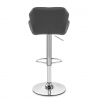 Chaise de Bar Faux Cuir Chrome - Diamond Chaise de Bar Faux Cuir Chrome - Diamond