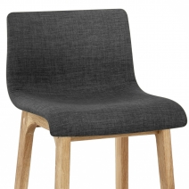 Tabouret de Bar en Tissu - Drift Gris Foncé