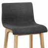 Tabouret de Bar en Tissu - Drift Gris Foncé