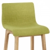 Tabouret de Bar en Tissu - Drift Vert