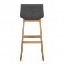 Tabouret de Bar en Tissu - Drift Gris Foncé