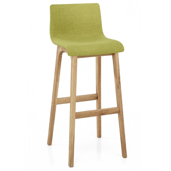 Tabouret de Bar en Tissu - Drift Vert