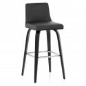 Tabouret Simili Cuir - Charlotte Noir