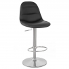 Chaise de Bar Faux Cuir Chrome Brossé - Ferrero