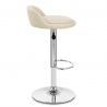 Chaise de Bar Faux Cuir Chrome - Lulu