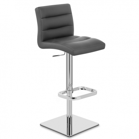 Chaise de Bar Cuir Chrome - Lush