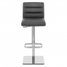 Chaise de Bar Cuir Chrome - Lush