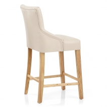 Chaise de bar Faux Cuir Bois - Magna