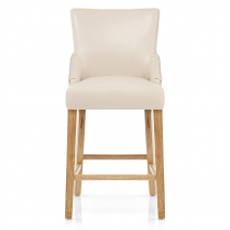 Chaise de bar Faux Cuir Bois - Magna