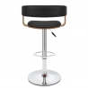 Chaise de Bar Bois Chrome - Orlando