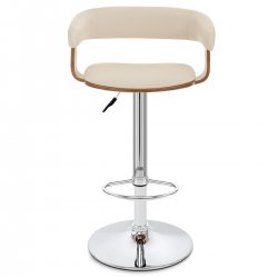 Chaise de Bar Bois Chrome - Orlando