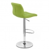 Chaise de Bar Faux Cuir Chrome - Paradis