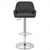 Chaise de Bar Faux Cuir Chrome - Sassi