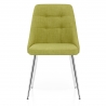 Chaise Tissu Chrome - Shanghai Vert