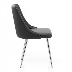 Chaise Faux Cuir - Shanghai Marron