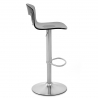 Chaise de Bar Plastique Chrome Brossé - Stardust