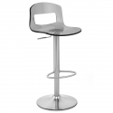 Chaise de Bar Plastique Chrome Brossé - Stardust