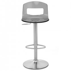 Chaise de Bar Plastique Chrome Brossé - Stardust