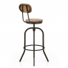 Tabouret de Bar Bois Clair - Vintage Swivel