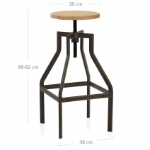 Tabouret de Bar Bois Clair - Vintage Revolution