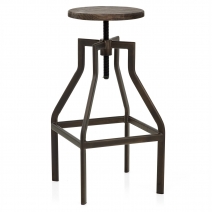 Tabouret de bar Bois Foncé - Vintage Revolution