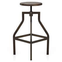 Tabouret de bar Bois Foncé - Vintage Revolution