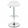 Chaise de Bar Faux Cuir Chrome - Zars