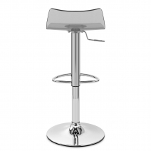 Chaise de Bar Acrylique Chrome - Crystal