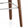 Tabouret de bar Bois Tissu - Stockholm Creme