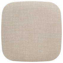Tabouret de bar Bois Tissu - Stockholm Creme