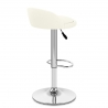 Chaise de Bar Cuir Chrome - Lulu