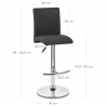 Chaise De Bar En Tissu - Deluxe High Back 