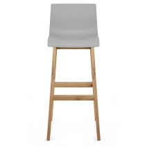 Tabouret de Bar Résine Bois - Haut Drift Gris