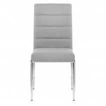 Chaise Tissu Chrome - Taurus Gris