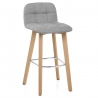 Tabouret Bois Tissu - Hex 