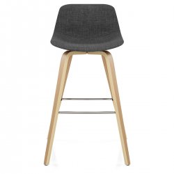 Tabouret de bar Bois Tissu - Reef Vert