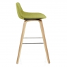 Tabouret de bar Bois Tissu - Reef Vert