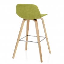 Tabouret de bar Bois Tissu - Reef Vert