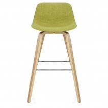 Tabouret de bar Bois Tissu - Reef Vert