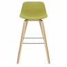 Tabouret de bar Bois Tissu - Reef Vert