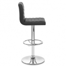 Chaise de Bar Faux Cuir Chrome - Mint