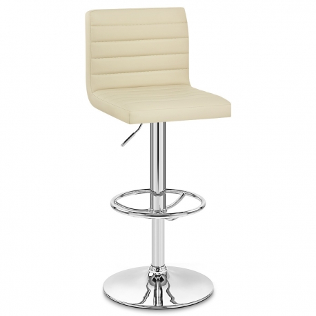 Chaise de Bar Faux Cuir Chrome - Mint