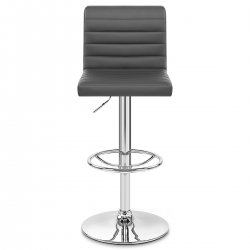 Chaise de Bar Faux Cuir Chrome - Mint