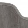 Chaise Bois - Fusion Velours Gris